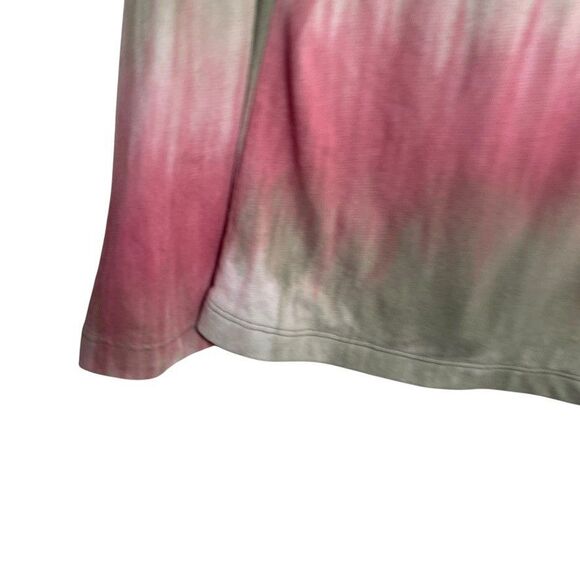 Chacha Vente Blouse Women's XL V-Neck Tie Dye Y2k Boho Lined Shirt Top Colorful - Picture 4 of 9